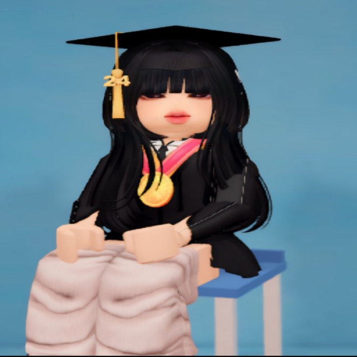 Graduation Picture on Bloxburg/Berry Avenue Roblox decal