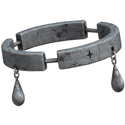 Silver Broken Teardrop Halo