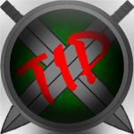 tip of the blade