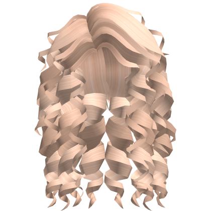 Flowy Curly Hair (Blonde) Roblox item