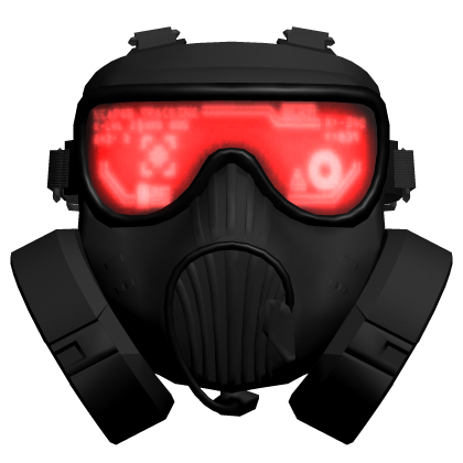 [R15] M50 Gas Mask [Digital Red] [Emissive]