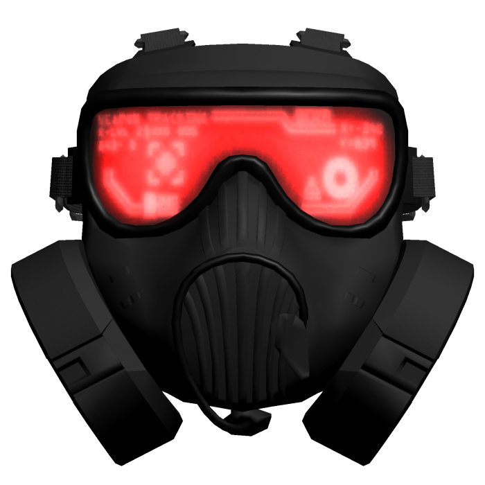 [R15] M50 Gas Mask [Digital Red] [Emissive]