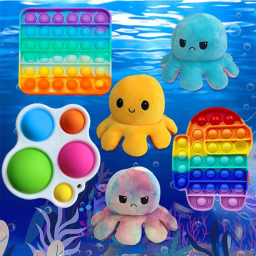 🐙 Cart Ride Into Octopus Pop It Fidget Toy 🐙