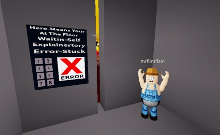 get stuck in a elevator simulator