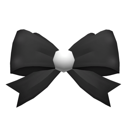 Black Double Hair Bow Roblox item