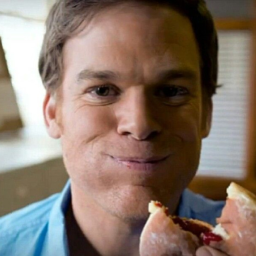 game about dexter eating a donu