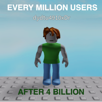 Every Million Users After 4 Billion