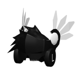 Black Hair with Clockworks and Black Valk