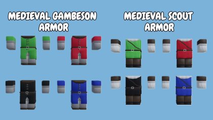 [Layered R15] Medieval armor pack preview 3