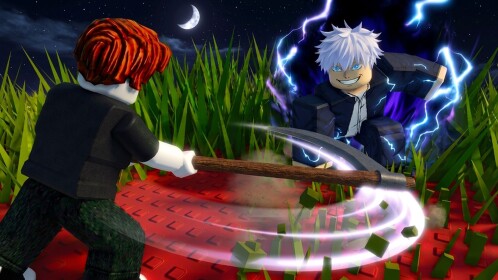 Schneide Gras für Anime-Charaktere