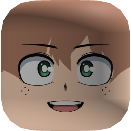 Deku White Pupils Smile Face
