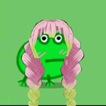 Little green frog