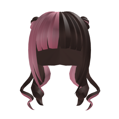 Strawberry Cocoa Twin Tails Hair Roblox item