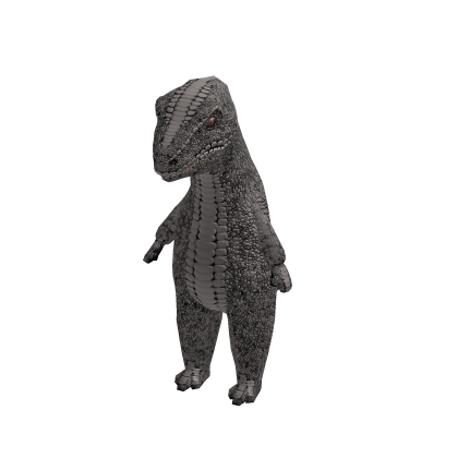 🦖 Realistic White T-Rex Dinosaur Suit Dino thumbnail