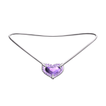 vstar* Amethyst Heart Necklace