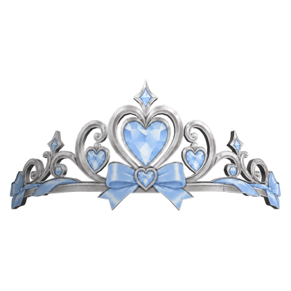 Pastel Blue Coquette Tiara