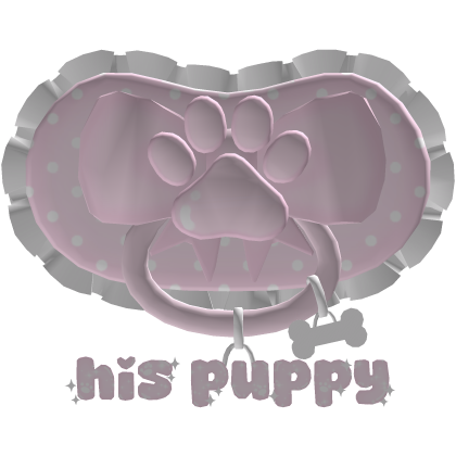 ♡ cute kawaii puppy pacifier