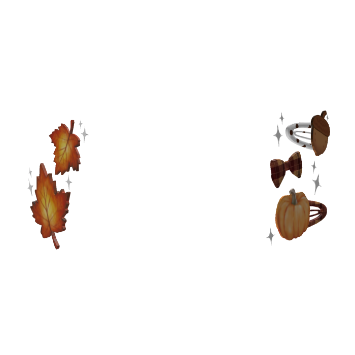 🎃ྀི Cute Sparkly Pumpkin Hairclip For Fall 