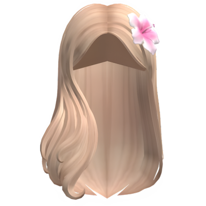 Preppy Summer Hair with Flower Roblox decal