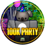 100K Party Badge!