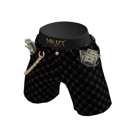 BLACK LUXURY SHORT - MKJZT