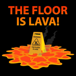 The floor is lava obby