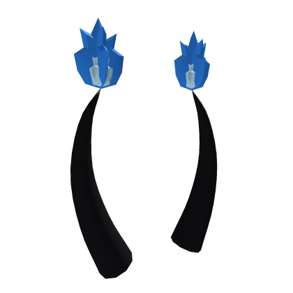 Blue Fire Demon Horns