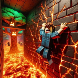 2D Lava Rising Obby