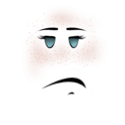 wolfitpo - blue eyed, freckled face Roblox decal
