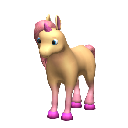 Golden Pink Baby Unicorn thumbnail