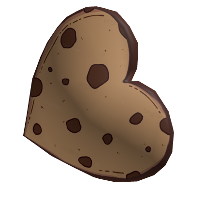 Cute heart-shaped cookie 