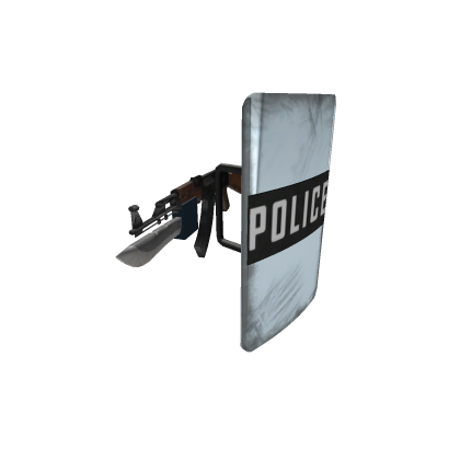 Riot Shield (Equipped AK47 with Knife) [SPETSNAZ U