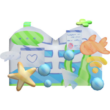 Cute Frutiger Aero Eco Ocean Top 1.0