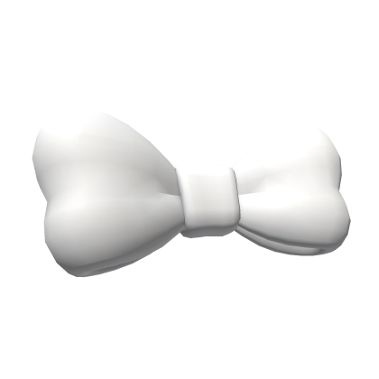 Large White Hair Bow Roblox item