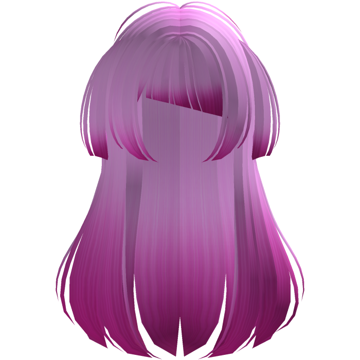 Hot Pink Long Doll Hair with Mini Pigtails