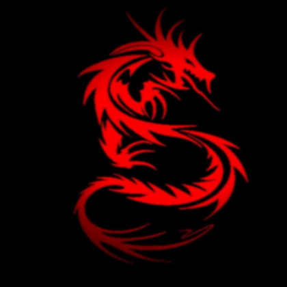 red and black dragon Roblox decal