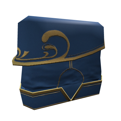Blue and gold noble monarch right shoulder