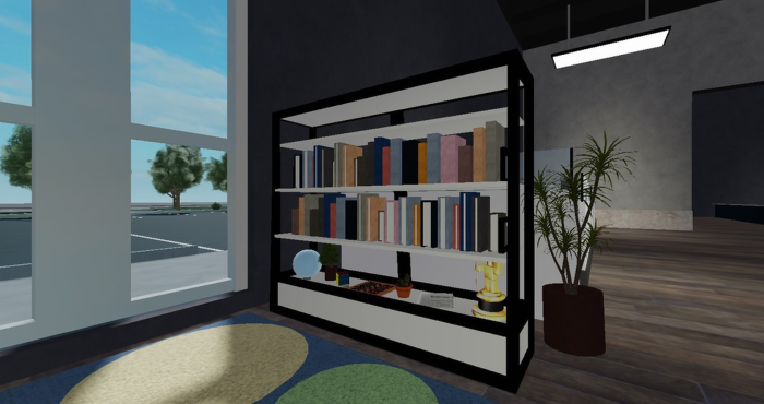 Modern Bookshelf preview 2