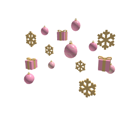 Pink Gold Christmas Aura