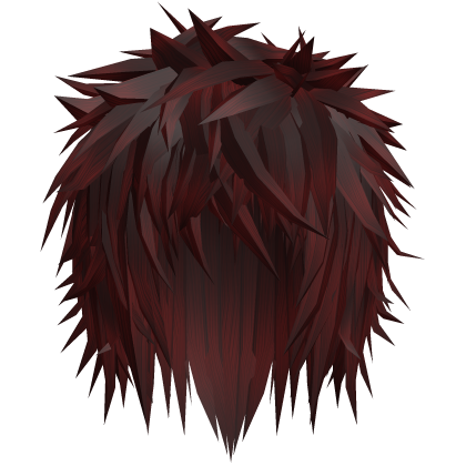 dark red gothic messy emo boy hair 