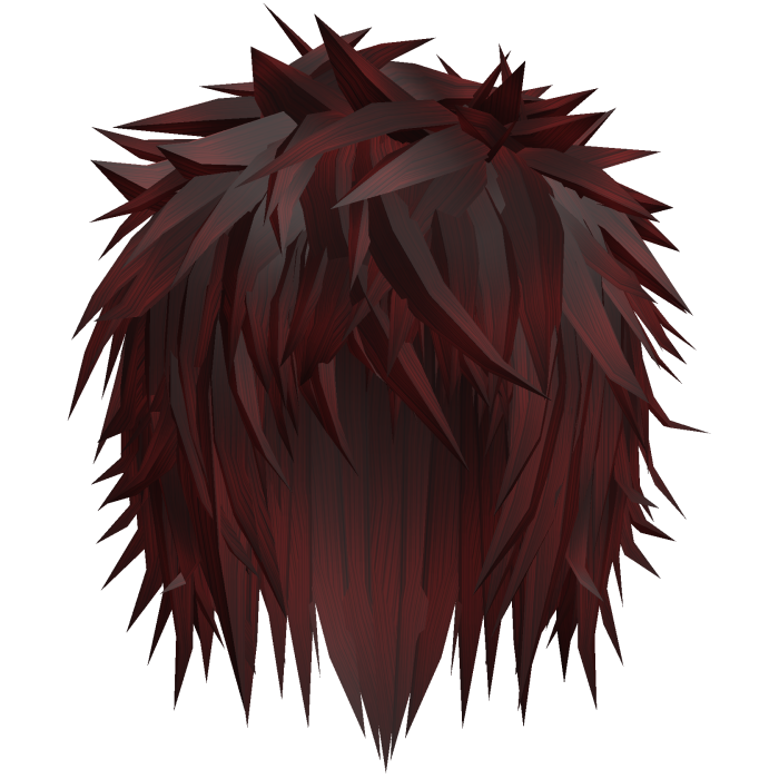 dark red gothic messy emo boy hair 