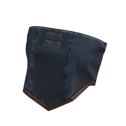 ☆ denim bandana a-cut top thumbnail