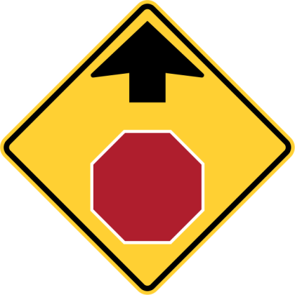 Stop Ahead Sign Roblox decal