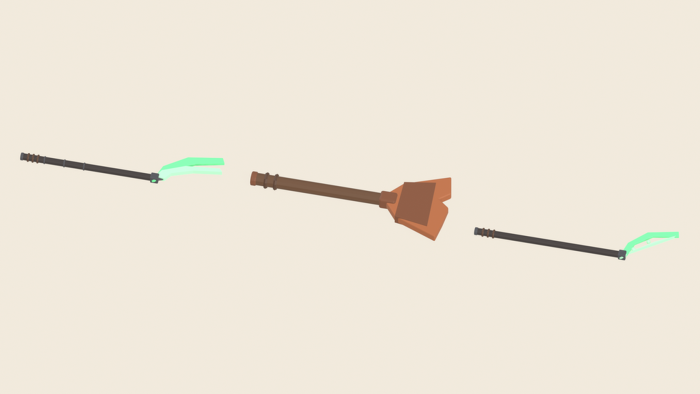 Low Poly Axe Pack x30 Scythe Fantasy Battle preview 9