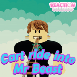 Ride a minecart to MrBeast