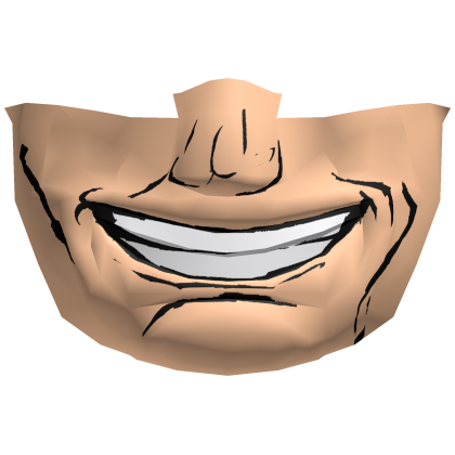 Booster's Classic Comic Smile Face Roblox item