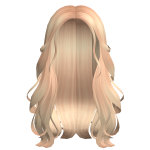blonde wavy hair