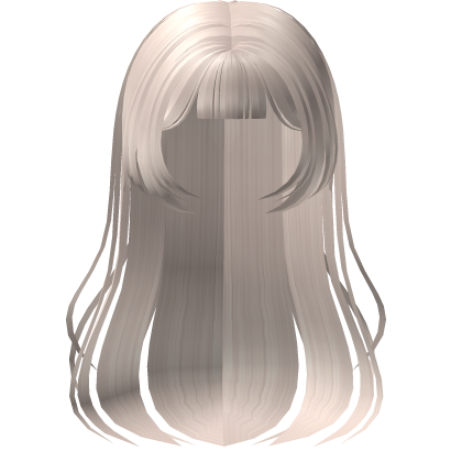 ♡ Fluffy Flowy Anime Girl in Platinum Blonde Roblox item