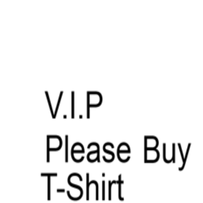 V.I.P (Free and Transparent) Roblox decal