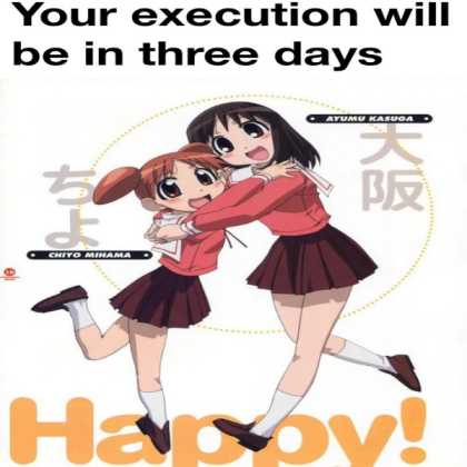 your execution will be in 3 days Roblox decal